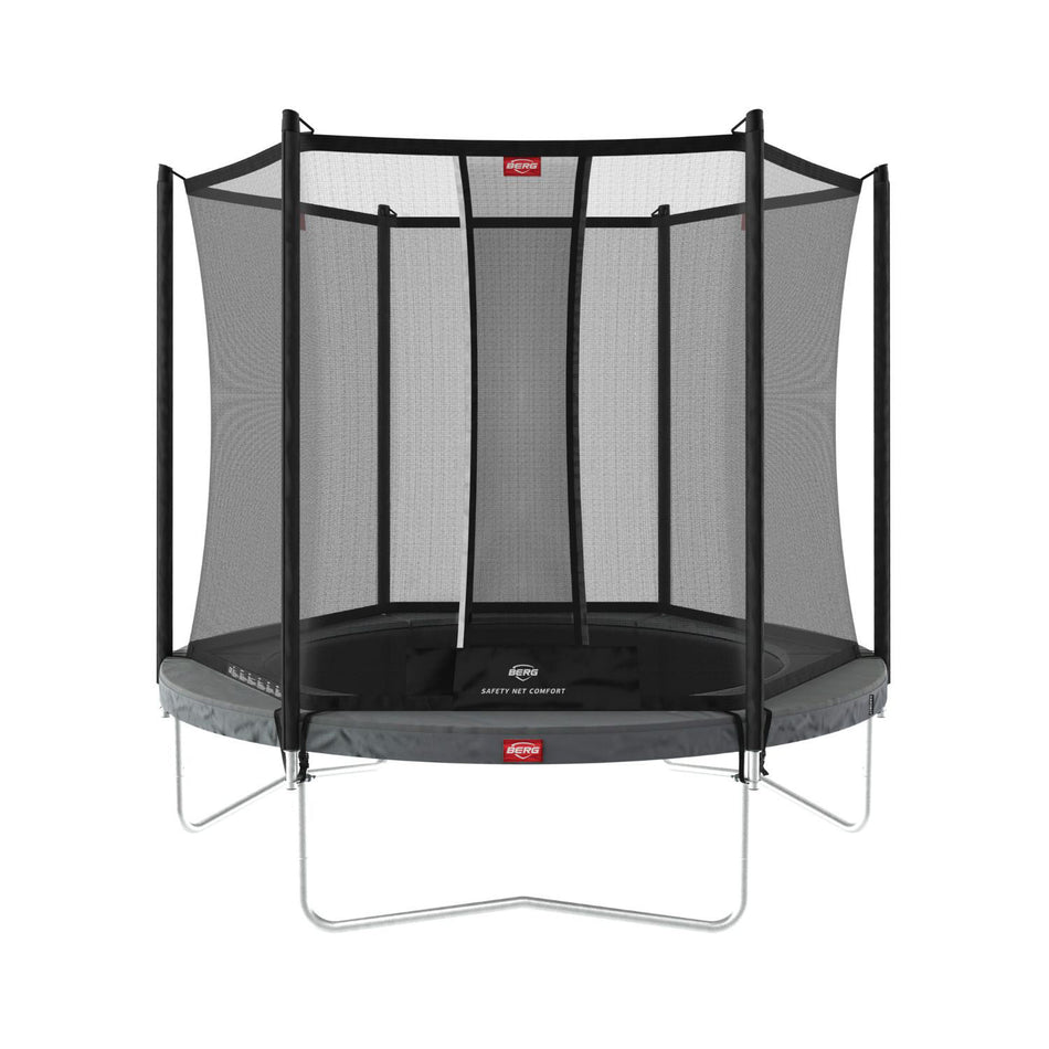 200cm or 6.6ft BERG Favorit Round Trampoline with Safety Net Comfort