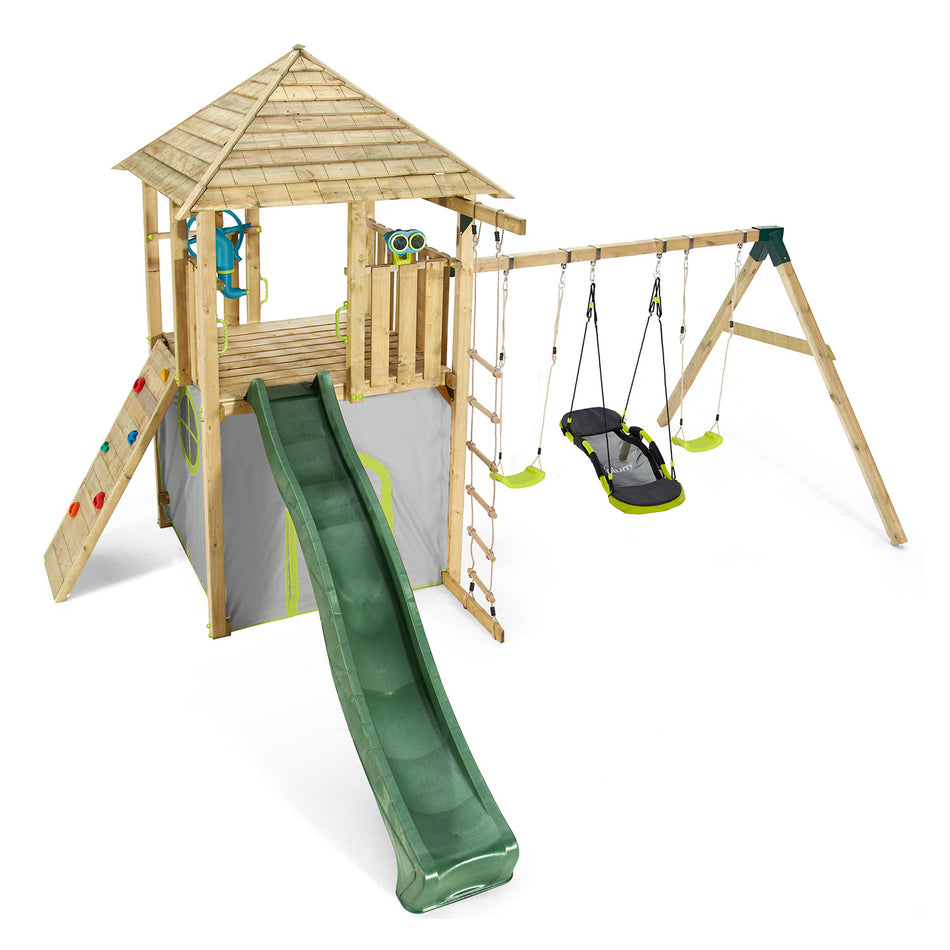 Right angle of Plum Play's Warthog Wooden Playcentre