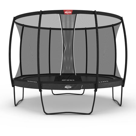 430cm or 14.1ft BERG Champion Round Trampoline with Safety Net DLX XL in Grey colour