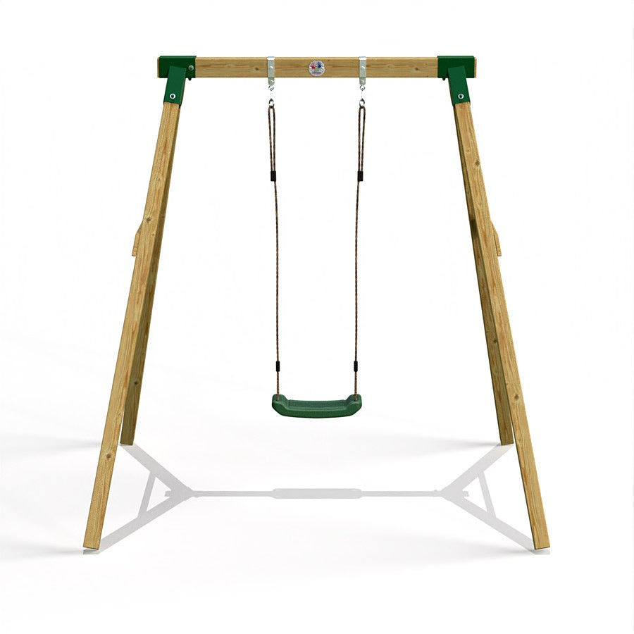 Little Rascals Wooden Single Swing Set with Swing Seat