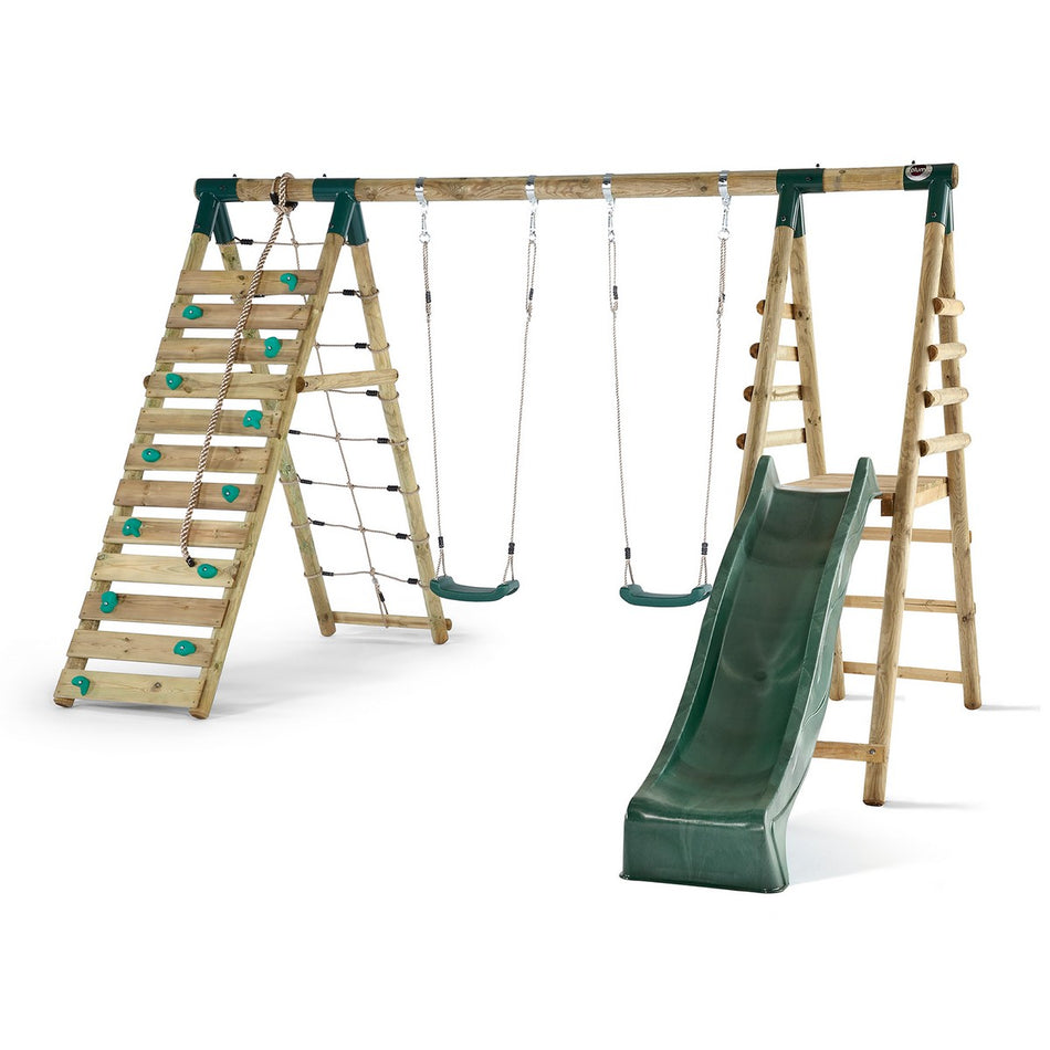 Plum Woolly Monkey II Swing Set