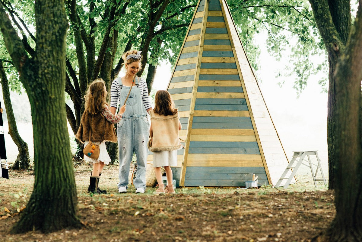 Plum Grand Wooden Teepee Hideaway – Be Active Toys