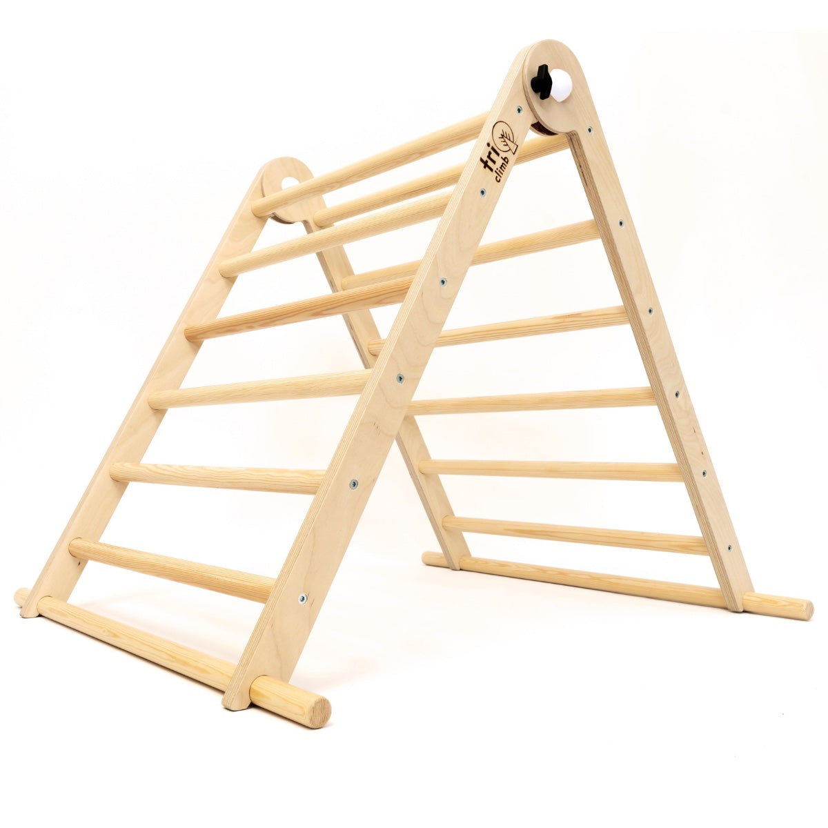 Triclimb Climbing Set – Triangle Natural & Miri Slide - Be Active Toys